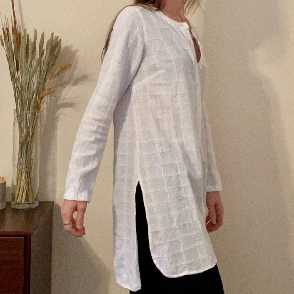 Pure Jill Button Down Tunic
